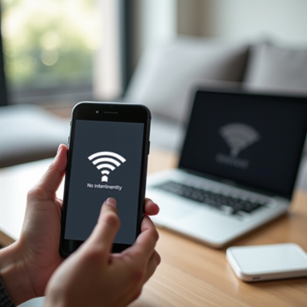 iPhone connecté au Wi-Fi, pas d’Internet