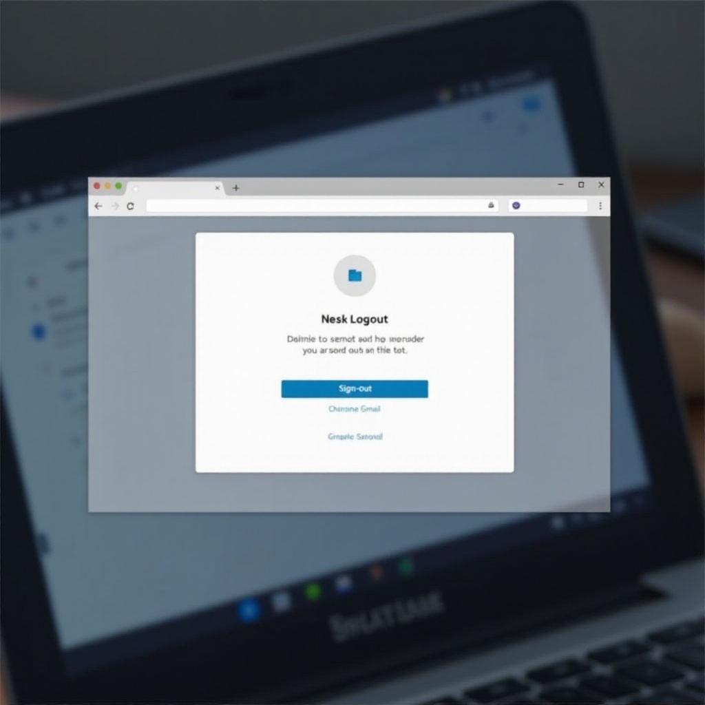 comment se déconnecter de gmail sur chromebook