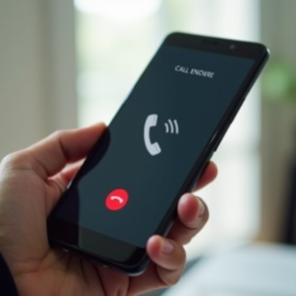 l'appel se termine immédiatement après la composition sur Android